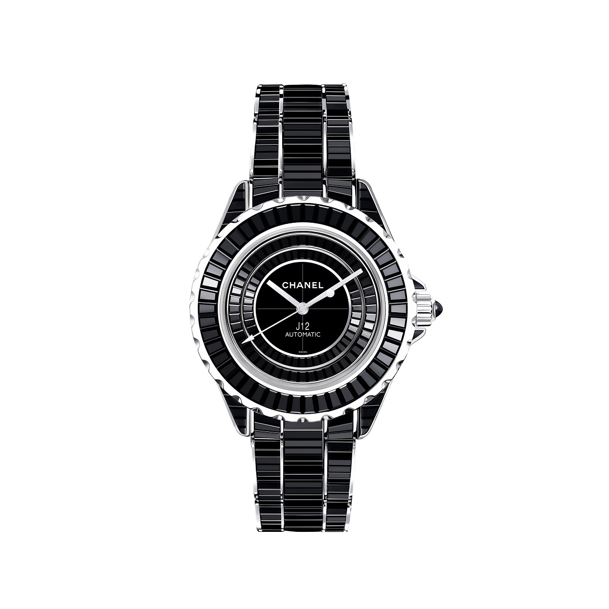 CHANEL J12のバゲットカットセラミックベゼル