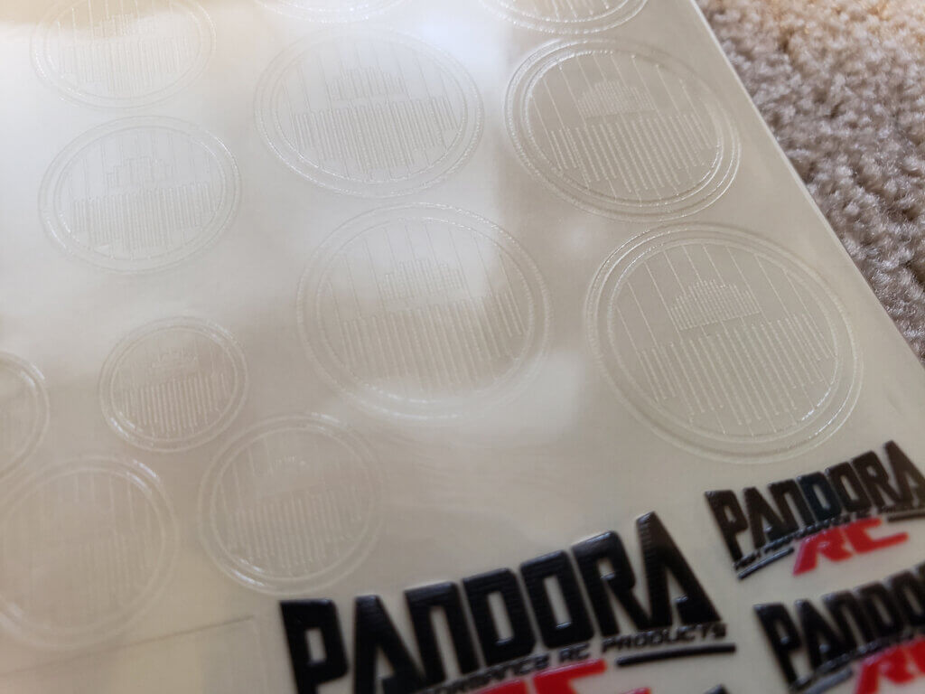 PANDORA RC 3D Graphic Decal ヘッドライト VGP-604