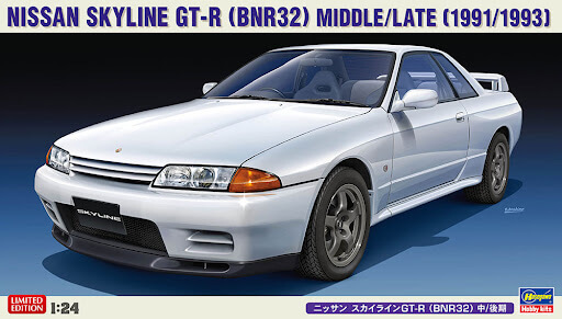 ハセガワ 1/24 ニッサン スカイライン GT-R(BNR32) 中/後期 プラモデル 
