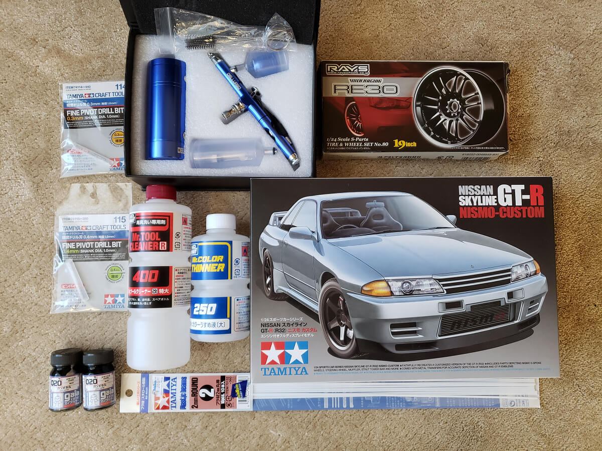 TAMIYA 1/24 R32 GT-Rを極める制作記05 準備その５