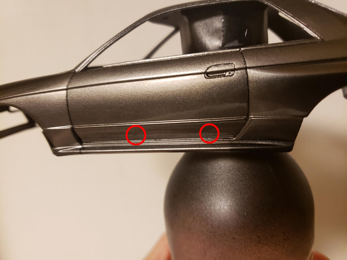 TAMIYA 1/24 R32 GT-Rを極める制作記23 クリア塗装１回目