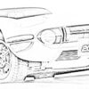 トヨタ 2000GT 車の塗り絵