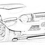 トヨタ 2000GT 車の塗り絵