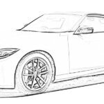 ニッサン フェアレディZ Z34型(新型) 車の塗り絵