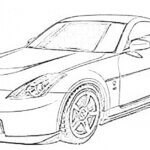 ニッサン フェアレディZ Z33型 Version NISMO 車の塗り絵