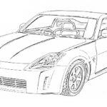 ニッサン フェアレディZ Z33型 車の塗り絵