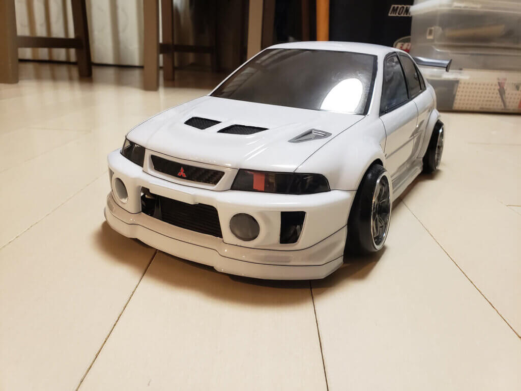 tamiya lancer evolution V 1/10 rc ランサーエボリューションV　ランエボ５