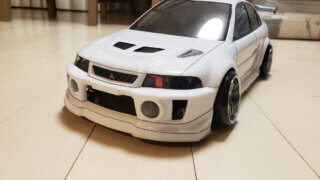 tamiya lancer evolution V 1/10 rc ランサーエボリューションV　ランエボ５