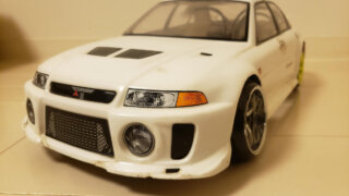 tozai lancer evolutionV トーザイ ランエボ５ ラジコンボディ